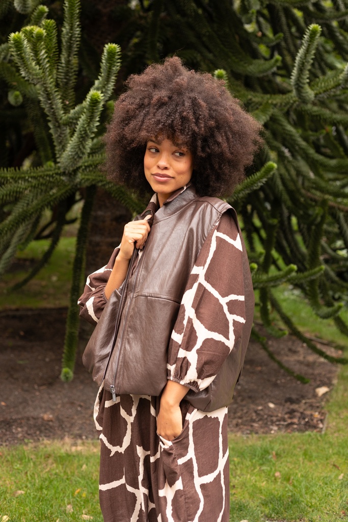 VEST LOMBO LEATHER W25